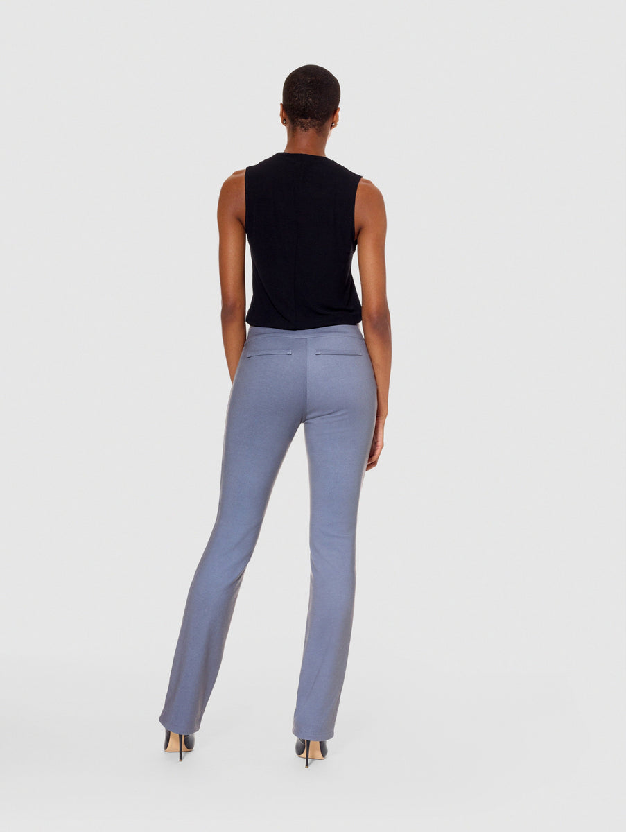 Familiar reversible straight-leg trousers - Grey